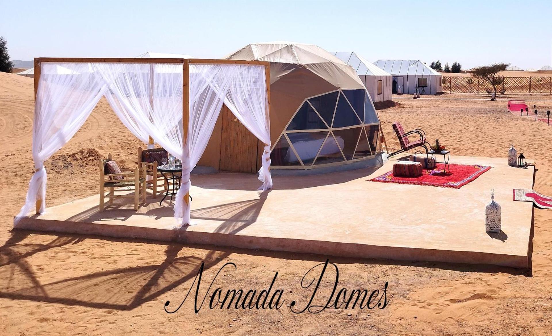Nomada Domes Camp With Airco Hotel Merzouga Exterior photo