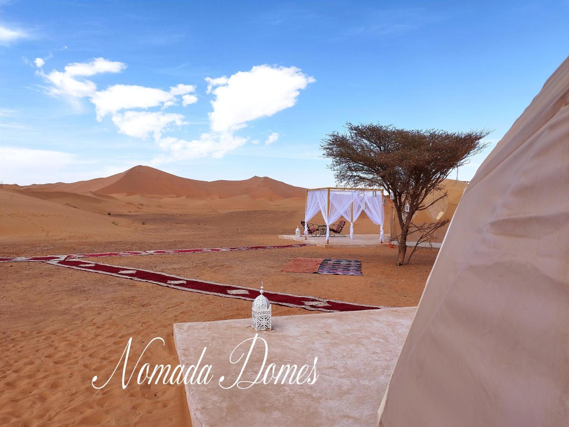 Nomada Domes Camp With Airco Hotel Merzouga Exterior photo