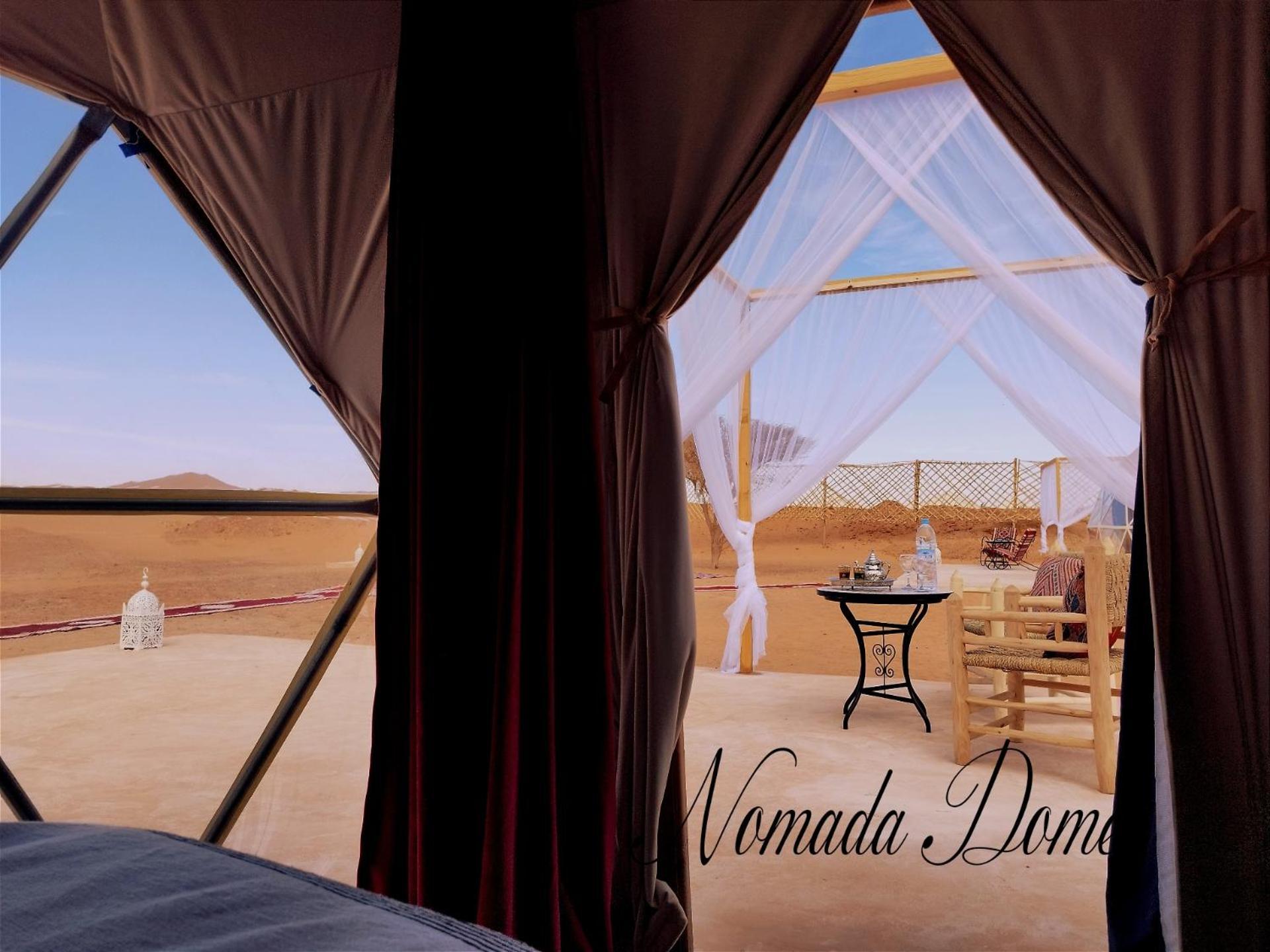 Nomada Domes Camp With Airco Hotel Merzouga Exterior photo