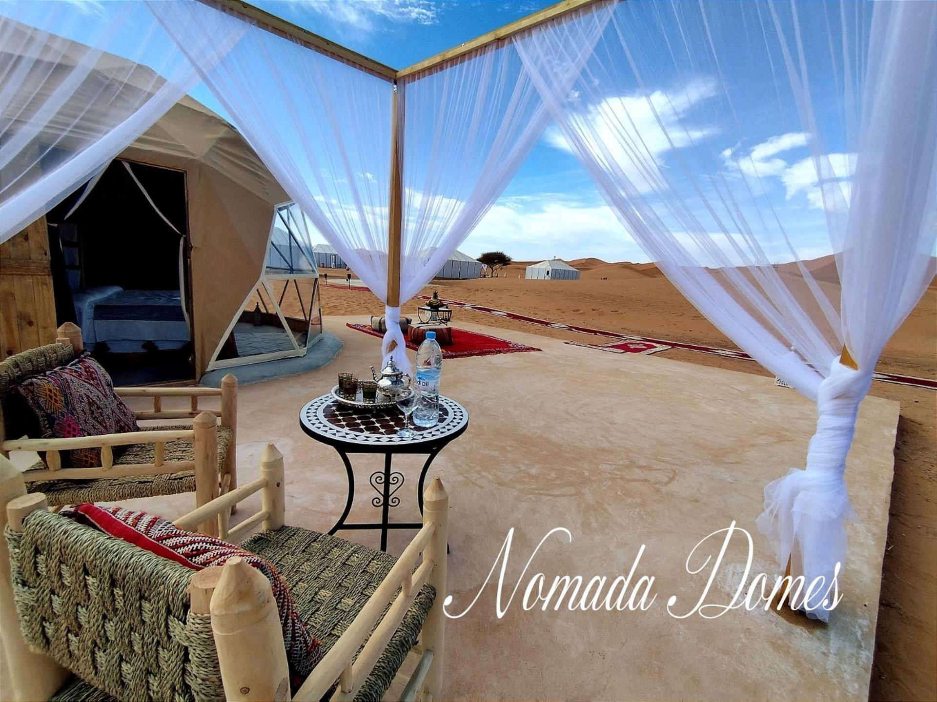 Nomada Domes Camp With Airco Hotel Merzouga Exterior photo
